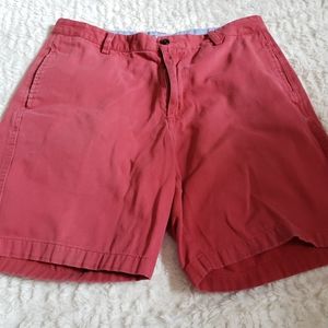 Men's Chaps Salmon Flat Front Shorts 34